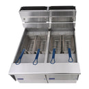 Pitco Twin Tank Solstice Natural Gas Filtration Fryer SG14RS/FD-FF