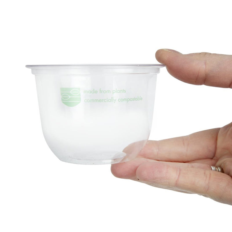 Vegware 96-Series Compostable PLA Deli Pots 10oz (Pack of 1000)