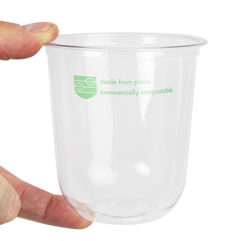 Vegware 96-Serie kompostierbare PLA-Feinkosttöpfe, 473 ml (1000 Stück)