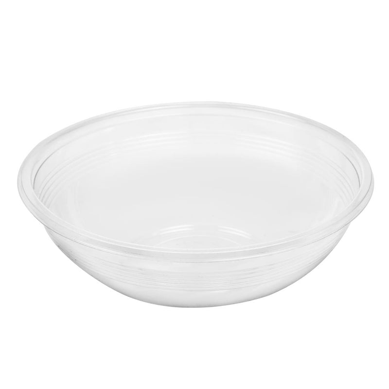 Vegware 185-Series Compostable Bon Appetit Wide PLA Salad Bowls 24oz (Pack of 300)