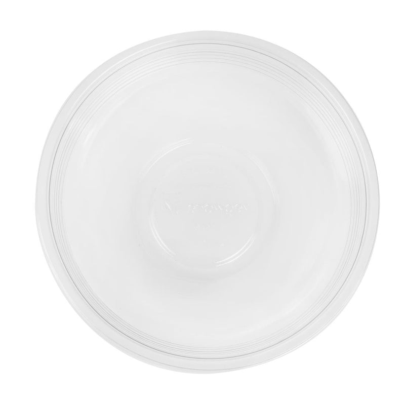 Vegware 185-Series Compostable Bon Appetit Wide PLA Salad Bowls 24oz (Pack of 300)