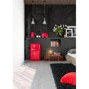 Smeg 50er Jahre Retro Minibar Kühlschrank Rot FAB5RRD5