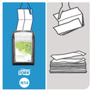 Tork Xpressnap Fit Recycled Dispenser Napkin White 2Ply (Pack of 6x720)