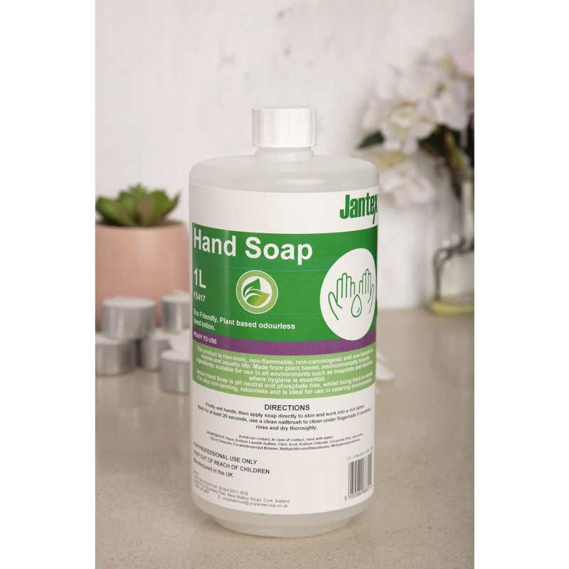 Jantex Green Hand Soap Lotion Ready To Use 1Ltr