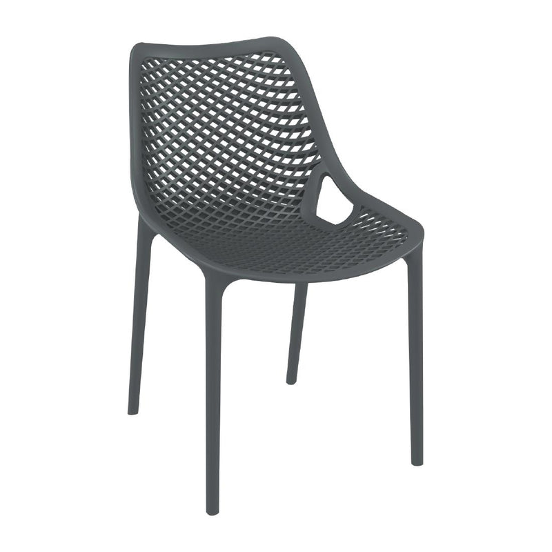 Air Side Chair Anthrazitgrau (4er Pack)