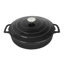 Vogue Round Sauté Pan Black 3.5Ltr 280(D)x65(H)mm