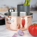Vogue Induction Tri-Wall Copper Saucepan - 200x100mm