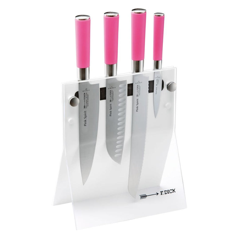 Dick Pink Spirit Knife Block Set