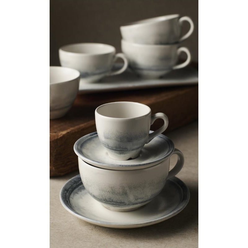 Dudson Makers Finca Limestone Cappuccino Saucer 159mm (Pack of 12)