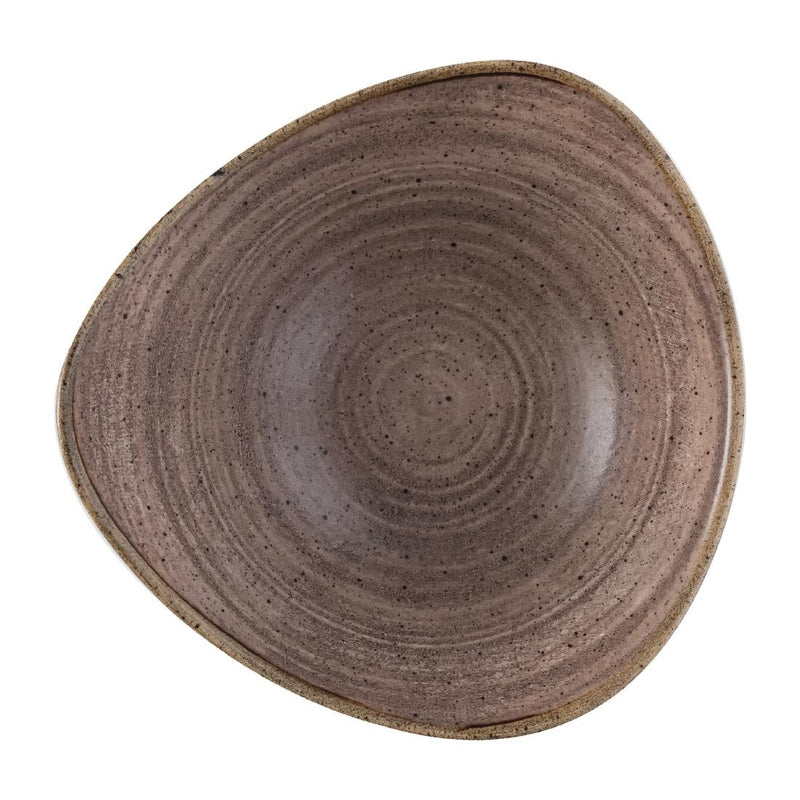 Churchill Stonecast Raw Lotus Teller, braun, 229 mm, 12 Stück