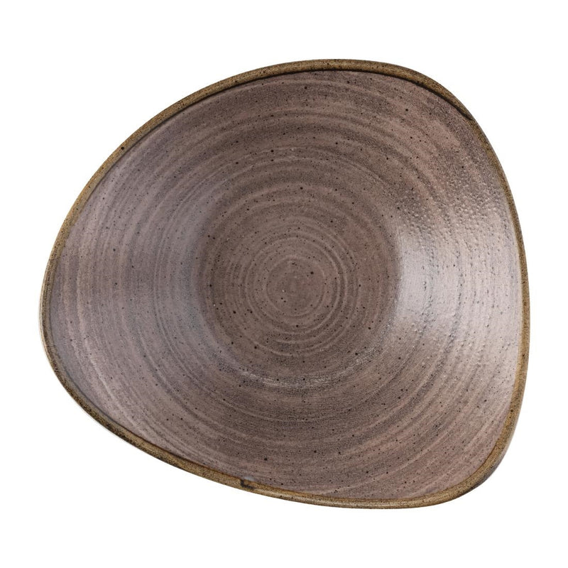 Churchill Stonecast Raw Lotus Bowl Brown 229mm (Pack of 12)