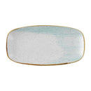 Churchill Stonecast Accents Chefs länglicher Teller, Entenei, 287 x 152 mm, 12 Stück