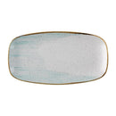 Churchill Stonecast Accents Chefs länglicher Teller, Entenei, 348 x 189 mm, 6 Stück