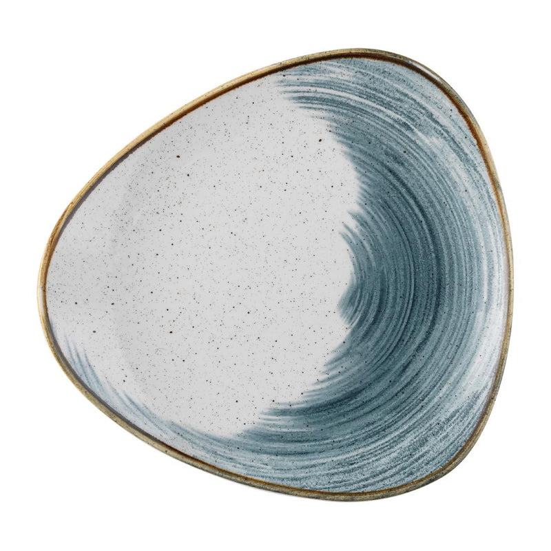 Churchill Stonecast Accents Lotus Plate Blueberry 229mm (Pack of 12)