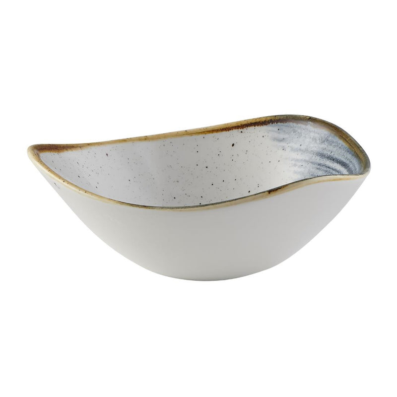 Churchill Stonecast Accents Lotus Bowl Blueberry 178mm (Pack of 12)