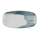 Churchill Stonecast Accents Chefs länglicher Teller, Blaubeere, 287 x 152 mm, 12 Stück