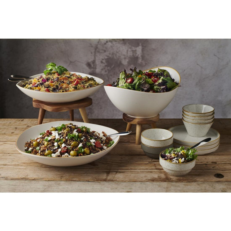 Churchill Melamine Stonecast Trace Bowl 381mm (Pack of 2)