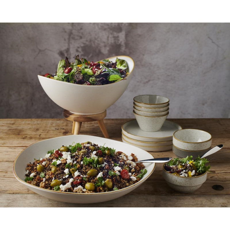 Churchill Melamine Stonecast Trace Bowl 381mm (Pack of 2)