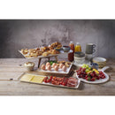 Churchill Melamine Stonecast Rectangular Buffet Tray 559x152mm (Pack of 4)