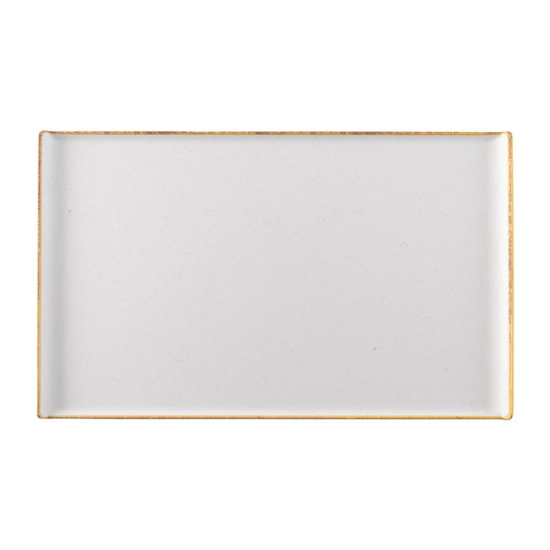 Churchill Melamine Stonecast Rectangular Buffet Tray 530x325mm (Pack of 2)