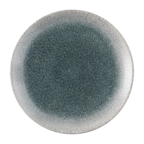 Churchill Raku Duo Agate Evolve Coupe Plate Topaz 219mm (Pack of 12)