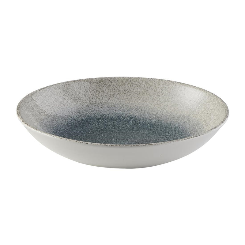 Churchill Raku Duo Agate Evolve Coupe Bowl Topaz 248mm (Pack of 12)