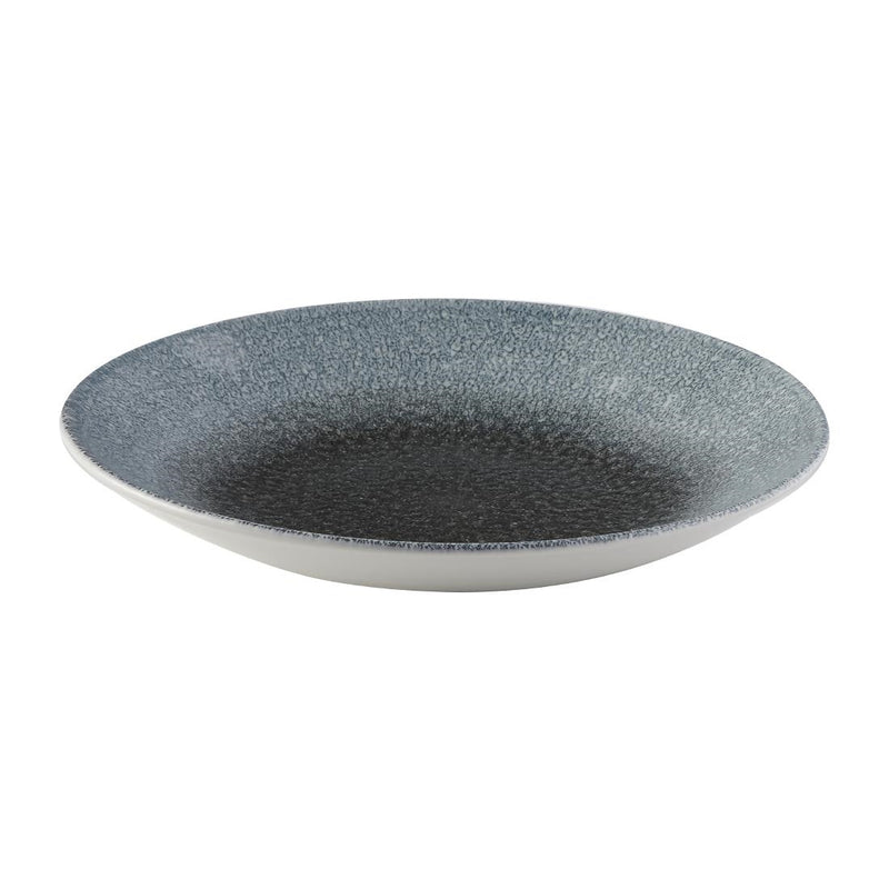 Churchill Raku Duo Deep Coupe Plate Topaz Quartz 239mm (Pack of 12)