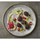 Churchill Studio Prints Homespun Accents Jasper Evolve Coupe Teller, Grau, 260 mm, 12 Stück