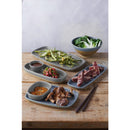 Churchill Emerge Oslo länglicher Teller, Blau, 287 x 146 mm, 6 Stück