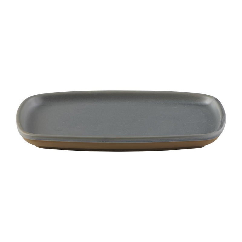 Churchill Emerge Seattle Oblong Plate Grey 222x152mm (Pack of 6)