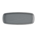 Churchill Emerge Seattle Assiette Oblongue Gris 254x77mm (Pack de 6)