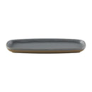 Churchill Emerge Seattle Assiette Oblongue Gris 254x77mm (Pack de 6)