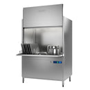 Hobart Twin-Utensilienwaschmaschine mit Abfluss und Abgaswärmerückgewinnung UXTRC-10A