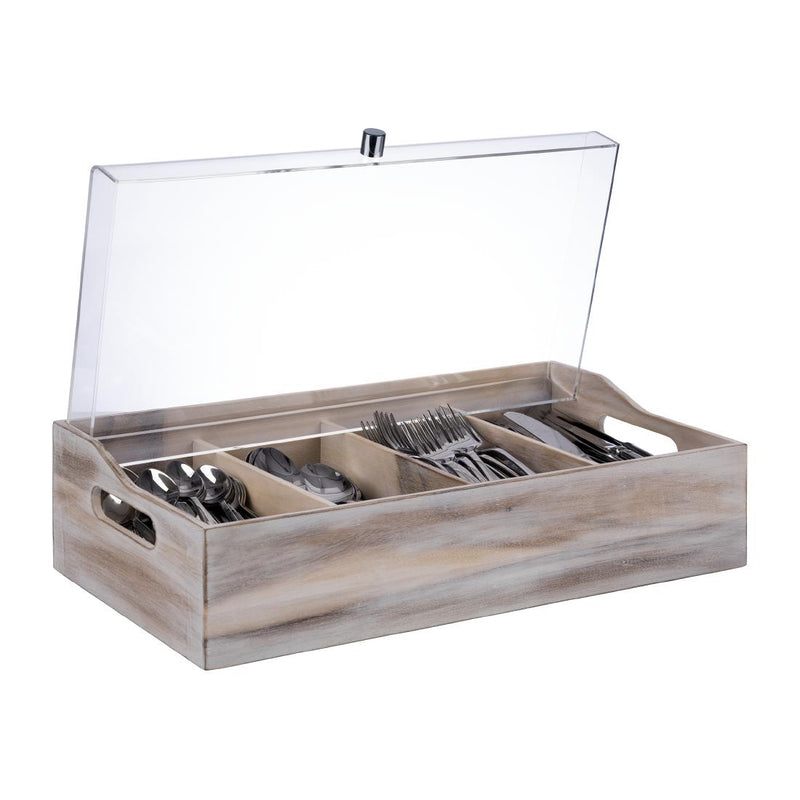 APS Cutlery Tray With Cover 510 x 280mm