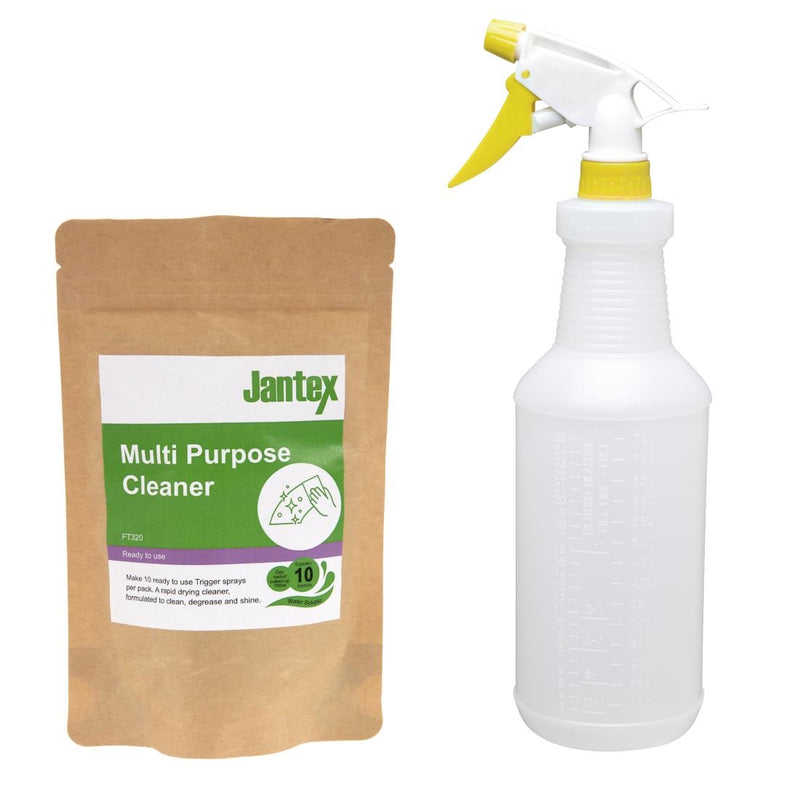 Jantex Green Multipurpose Cleaner Sachets (Pack of 10)