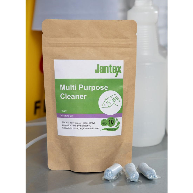 Jantex Green Multipurpose Cleaner Sachets (Pack of 10)