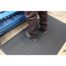 COBA Hygimat Anti-Ermüdungsmatte Schwarz mit Drainagelöchern 0,9 x 1,5 m