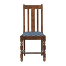Mayfair Dining Chair with Blue Diamond Padded Seat (Pack of 2)