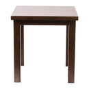 Kendal Square Dining Table Dark Wood 700x700mm