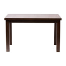 Kendal Rectangle Dining Table Dark Wood 1200x700mm