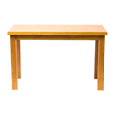 Kendal Rectangle Dining Table Soft Oak 1200x700mm
