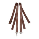 Southside Schürze Ersatz-Doghook-PU-Riemen Tan (2er-Pack)