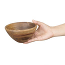 Olympia-Schalen aus Akazienholz, 150 (T) x 76 (H) mm