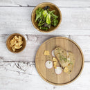 Olympia-Schalen aus Akazienholz, 150 (T) x 76 (H) mm