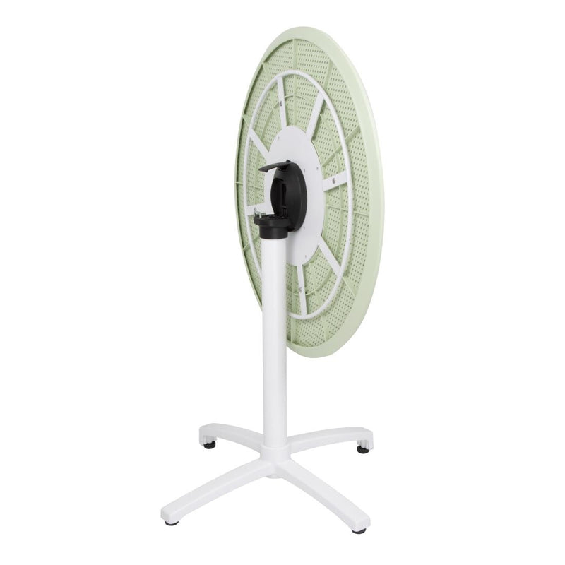 Bolero Folding Polypropylene Table 800mm Mint Green