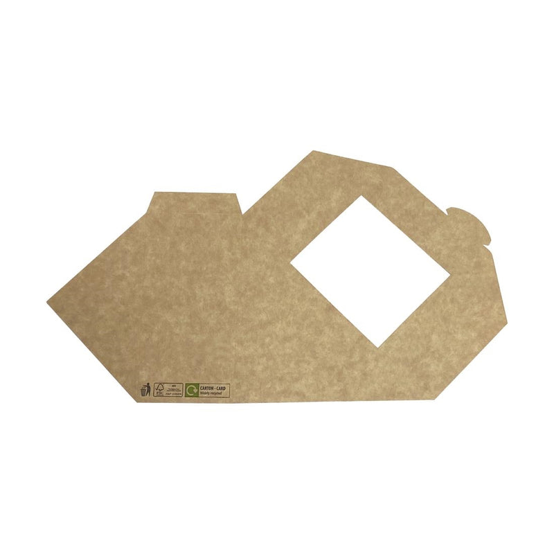 Fiesta Recyclable Standard Sandwich Wedge with PET window 65mm (Pack of 500)