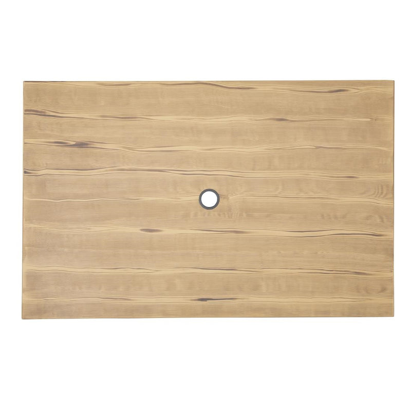 Bolero kompletter Outdoor-Tisch 120 x 76 x 76 cm – helles Holz