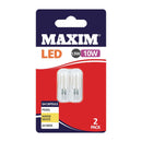 Maxim LED G4 warmweiße Glühbirne 1,5/10 W (2er-Pack)
