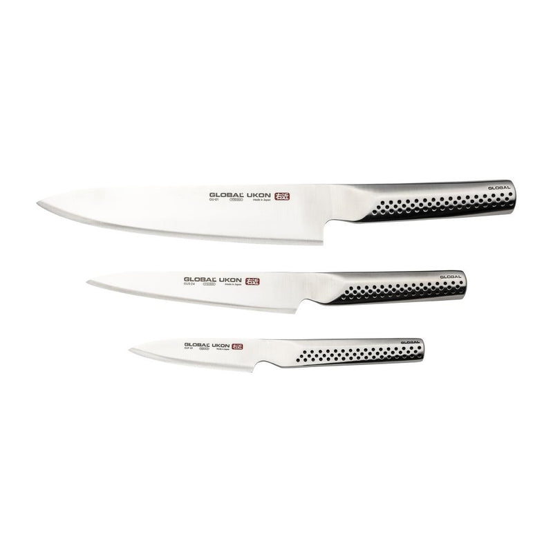 Global Knives Ukon Range „Sakura“ 3-teiliges Messerset