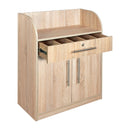 Servieraufzug in Eichenoptik